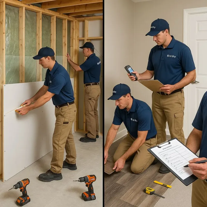Repairs and Reconstruction process in Redgranite, WI